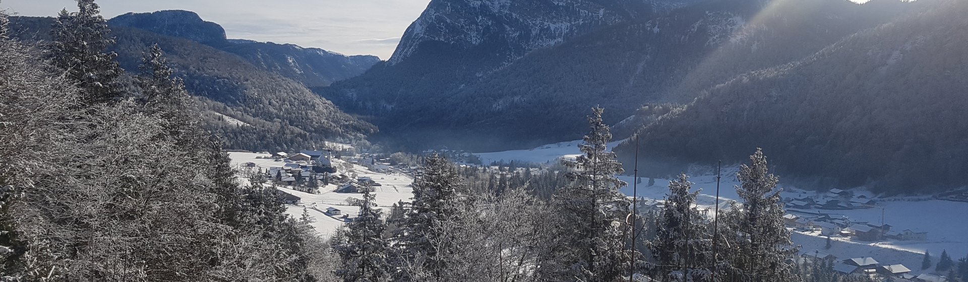 Weißbach im Winter