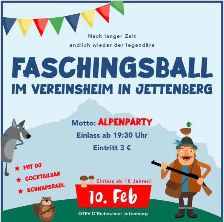 Faschingsball Unterjettenberg